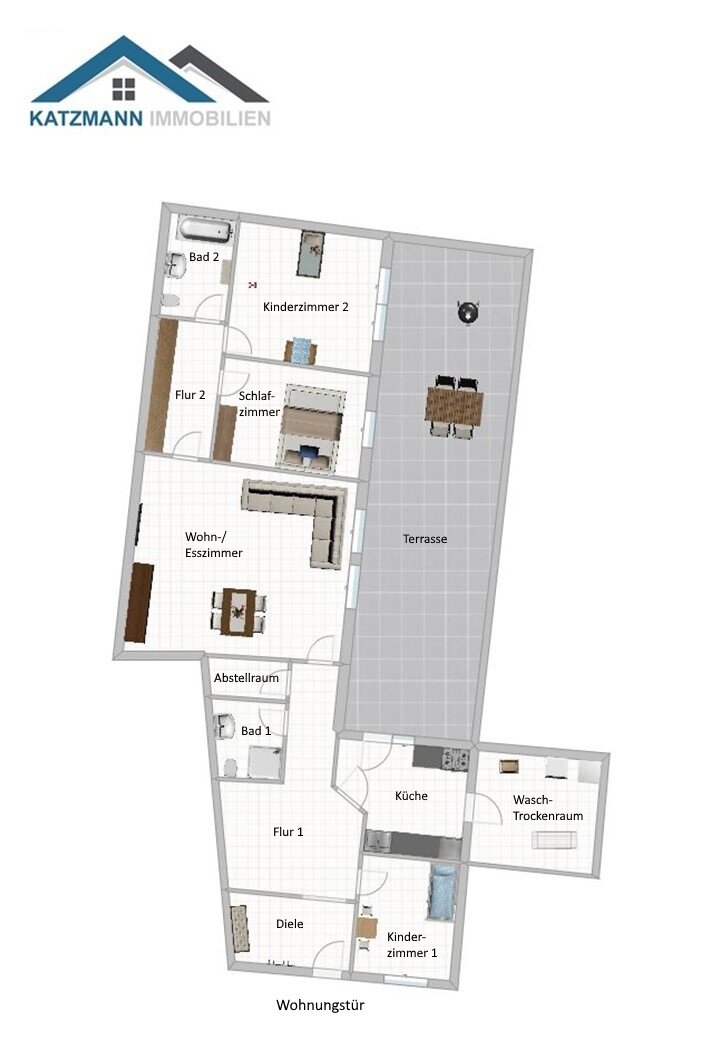 Wohn- und Geschäftshaus mit 7 Wohneinheiten, 1 Gewerbeeinheit, 1 große und 1 kleine Halle in Zentrumnähe von Lechenich zu verkaufen