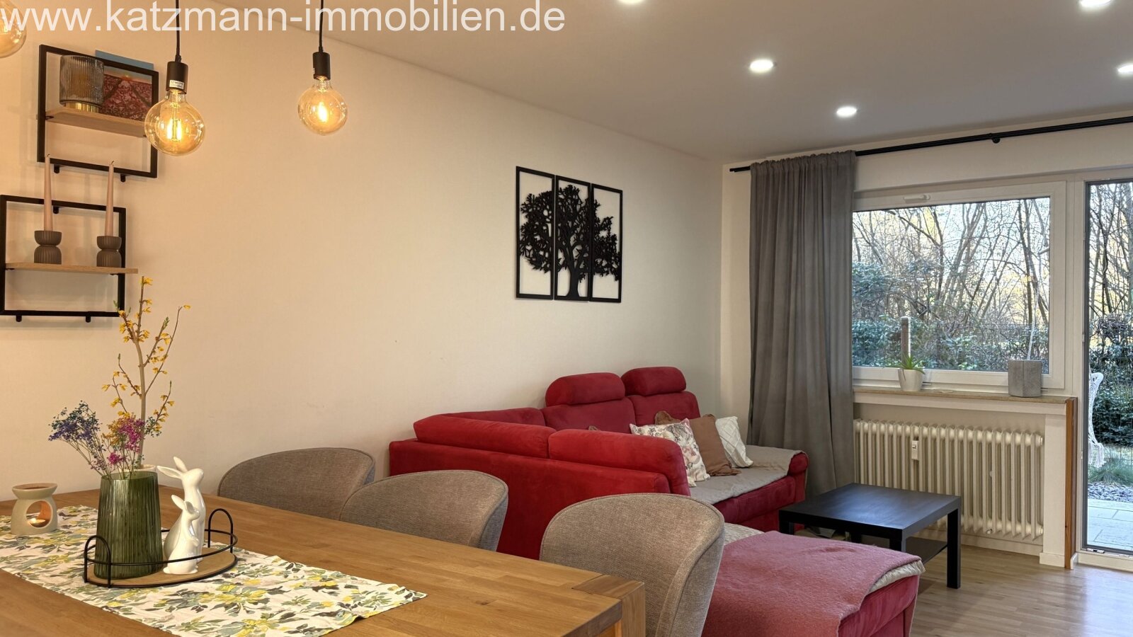 Modernisierte 4-Zimmer-EG-Wohnung mit Ruhe-Terrasse in zentraler Lage zu verkaufen