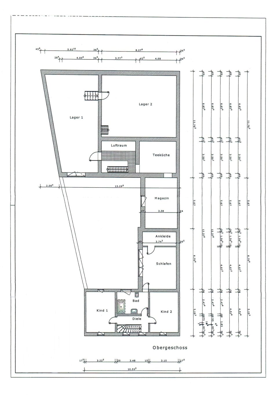 OG - Werkstatt-/Lagerhalle mit Wohn-/Geschäftshaus