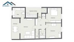 Grundriss Dachgeschoss-Wohnung Grundriss Dachgeschoss-Wohnung