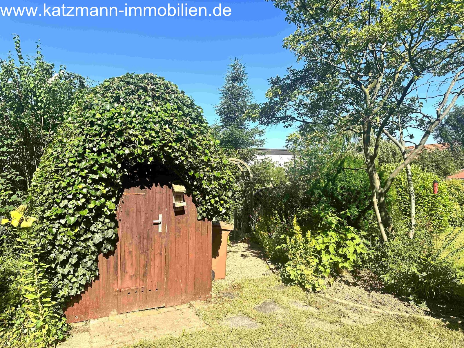 Gartenhaus für Gartenwerkzeuge u. Fahrräder