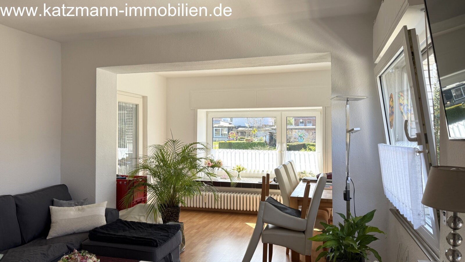 Der helle Wohnbereich