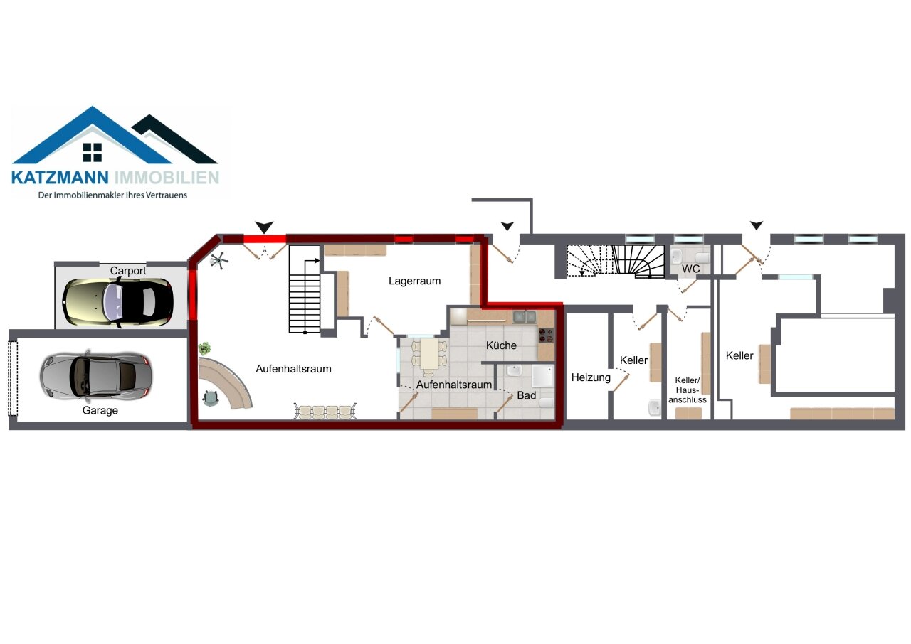 Top renovated and high-quality commercial unit with large display windows available for rent in a good and visible location!