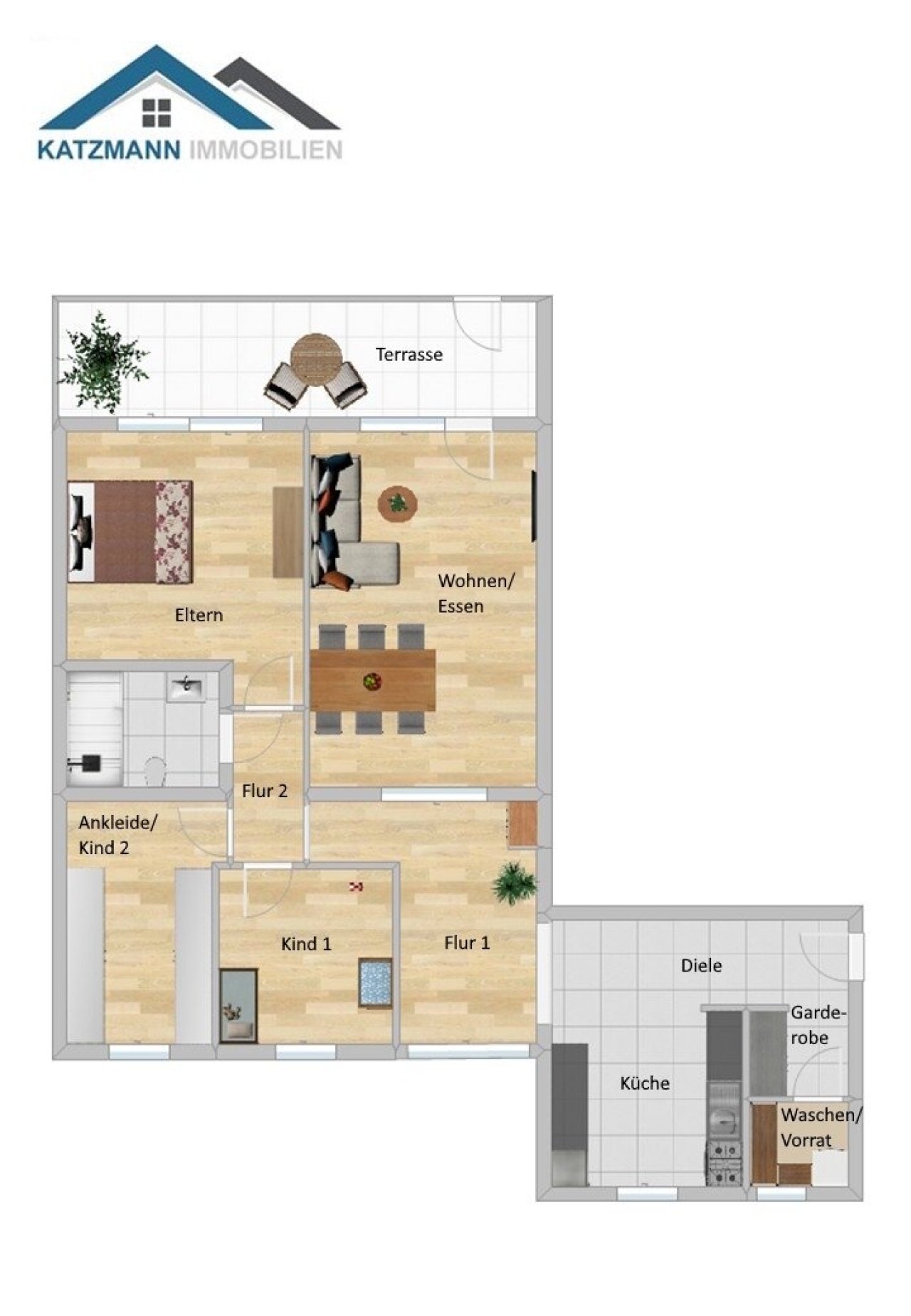 Grundriss EG-Wohnung