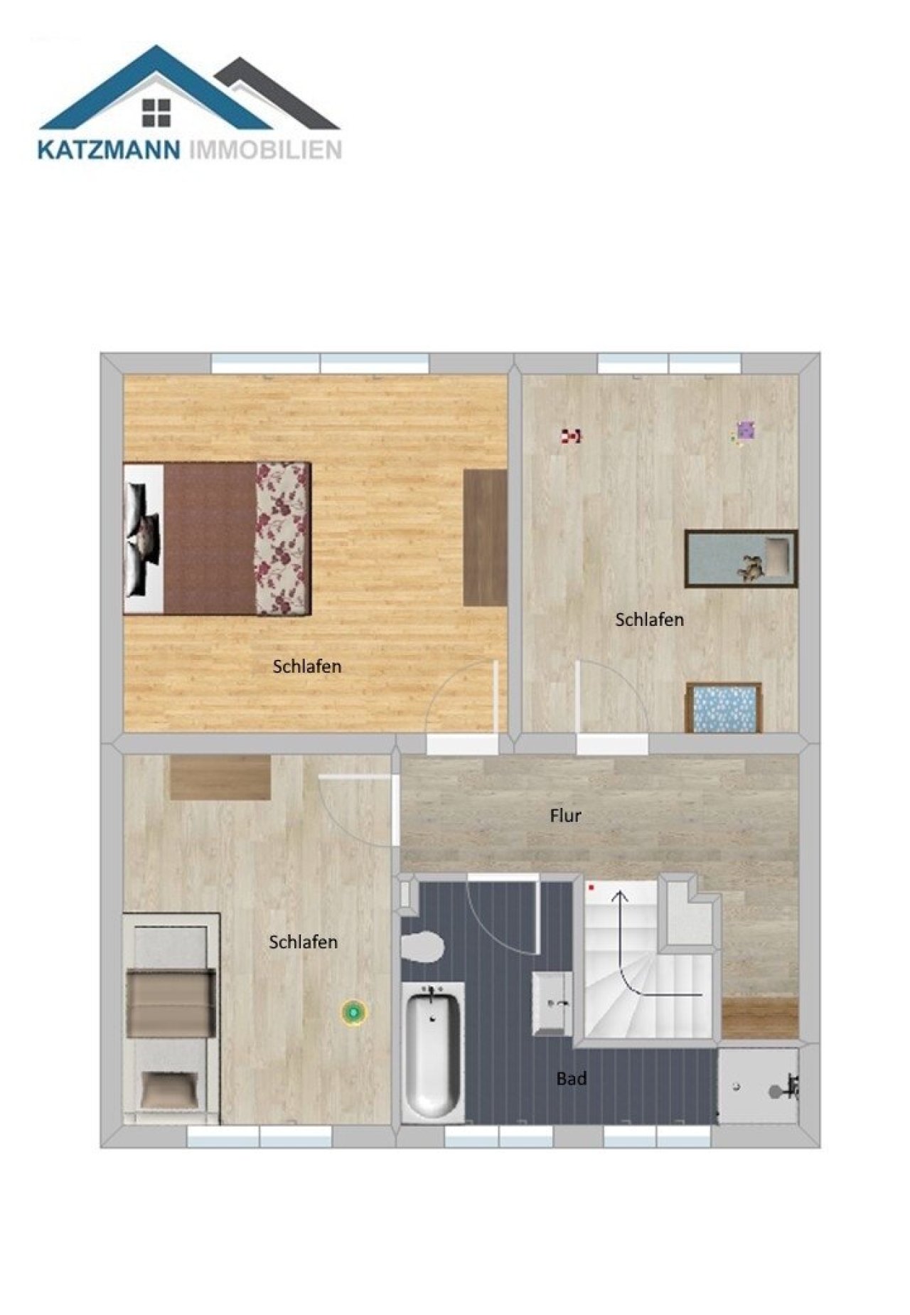 Grundriss Obergeschoss