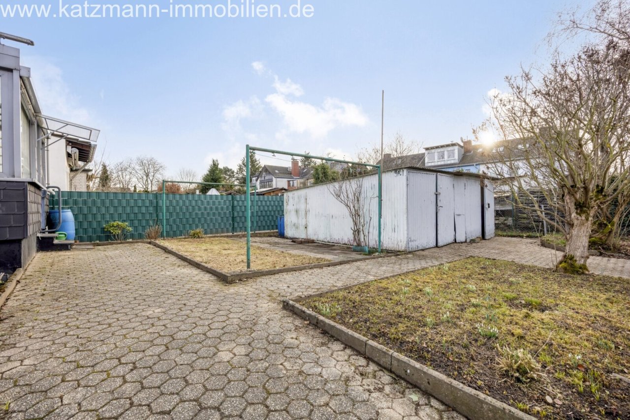 Garage und Abstellraum