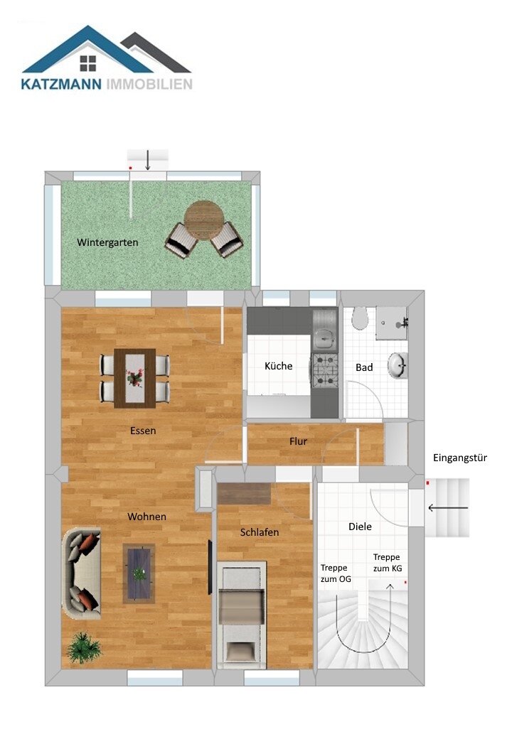 1-2 Familienhaus mit Garage - Wohnen & Vermieten kombinierbar, fußläufig zur S-Bahn-Station