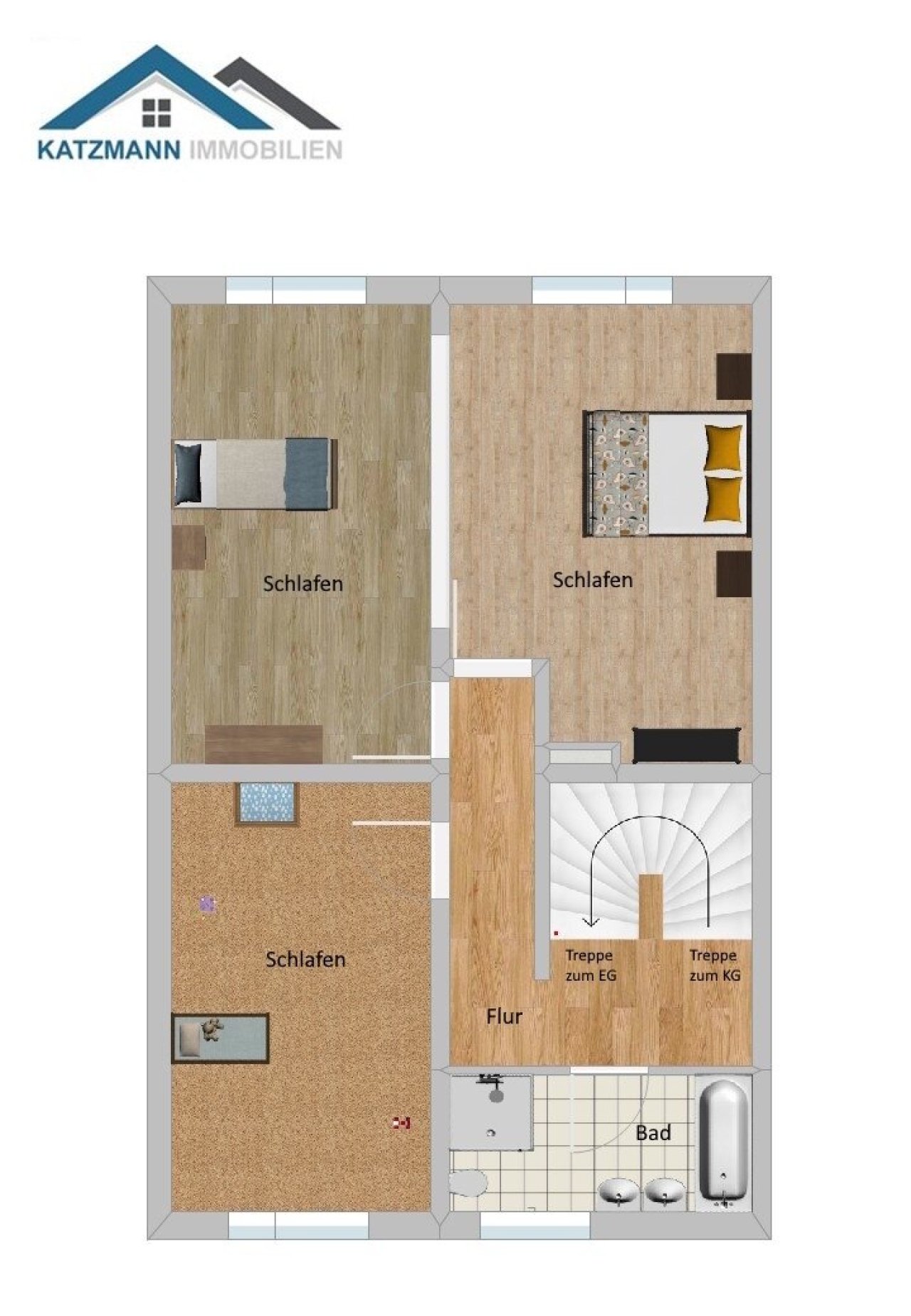 Grundriss Obergeschoss