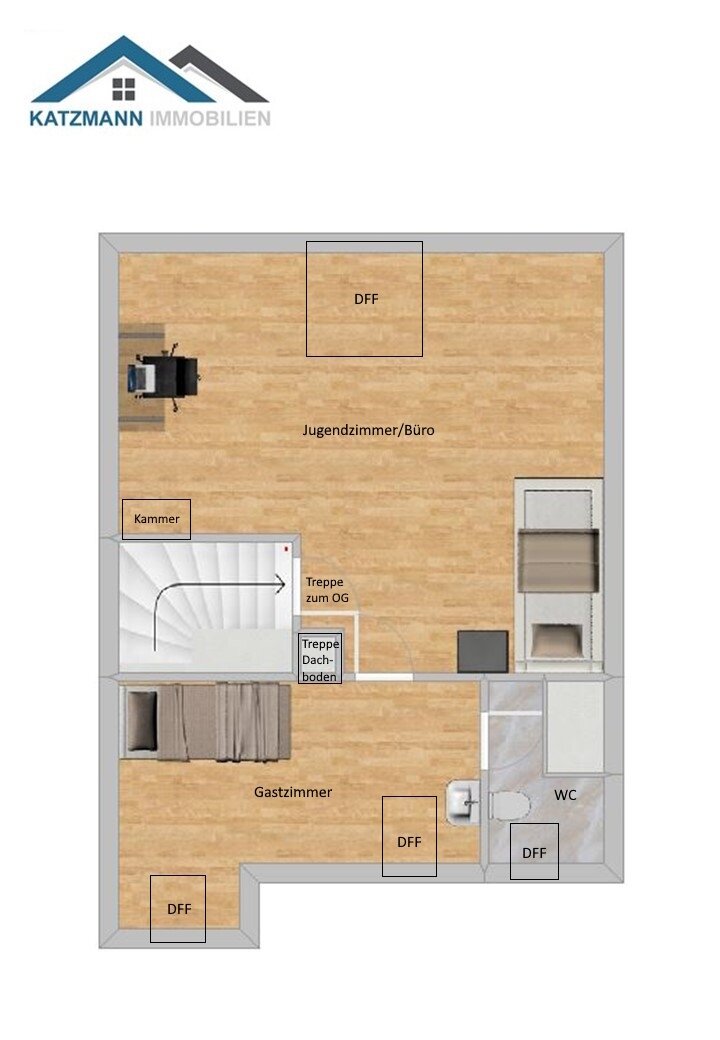 Grote woning met garage in een mooie locatie van Lechenich-Süd te koop (ongeveer 15 minuten lopen van de markt)