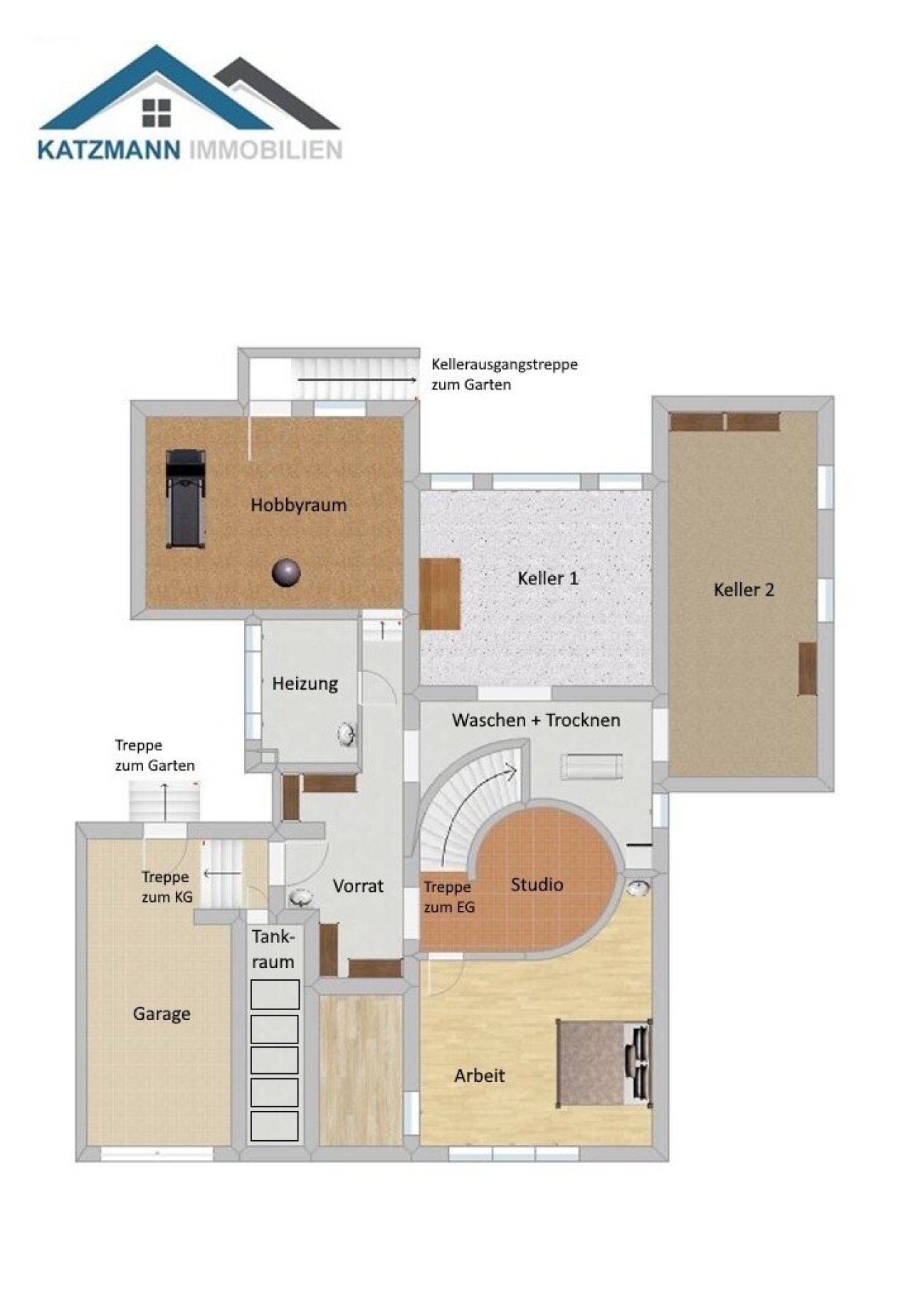 Grundriss Kellergeschoss 