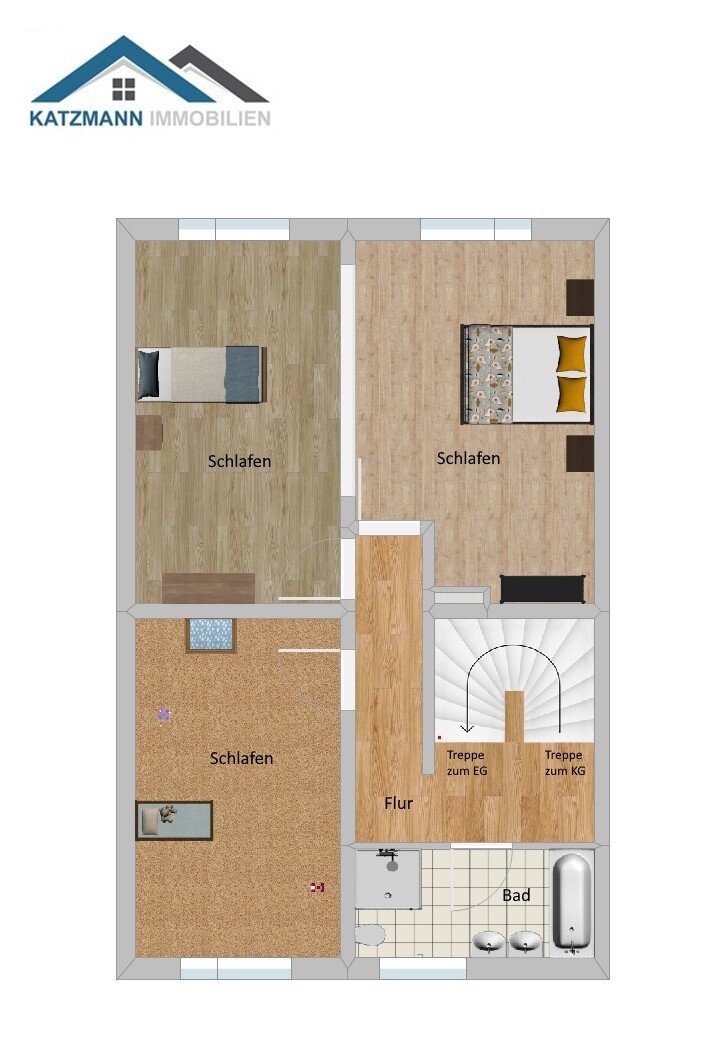 Grundriss Obergeschoss